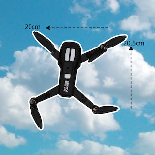 Foto 6 | Mini Drone Negro Plegable Y109g Recargable Con Luces Y Doble Cámara Hd