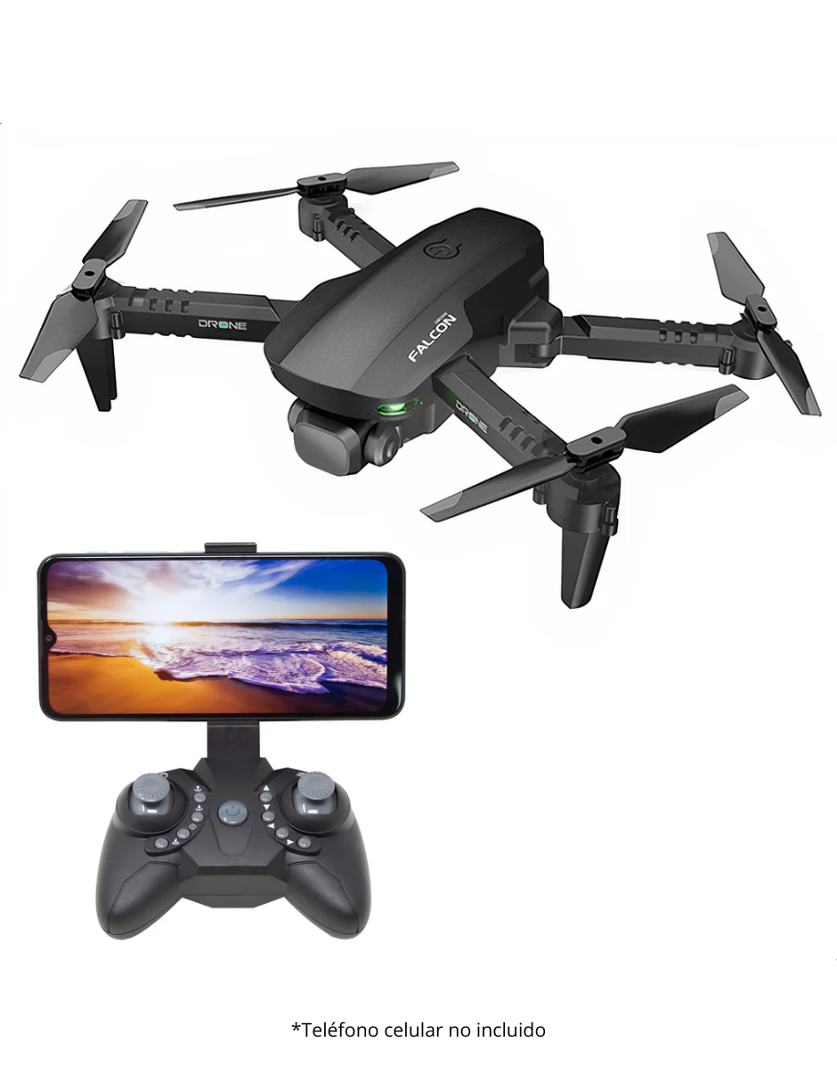Foto 6 pulgar | Mini Drone Falcon Gd93 Binden Cámara 4k Wifi 10 Min.