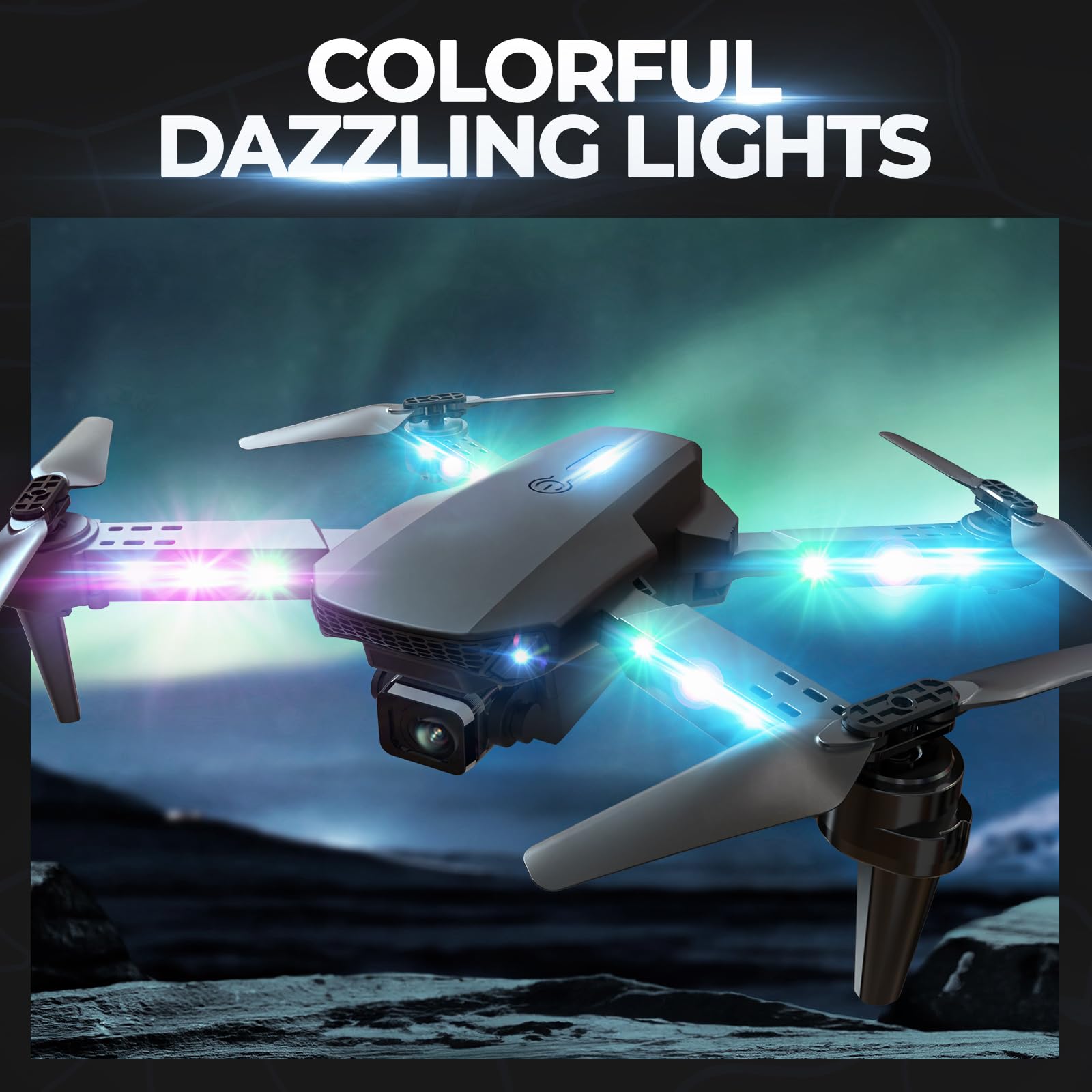 Foto 3 pulgar | Drone Rc Bezgar Mini Con Cámara 1080p Hd Para Niños, Color Negro - Venta Internacional.