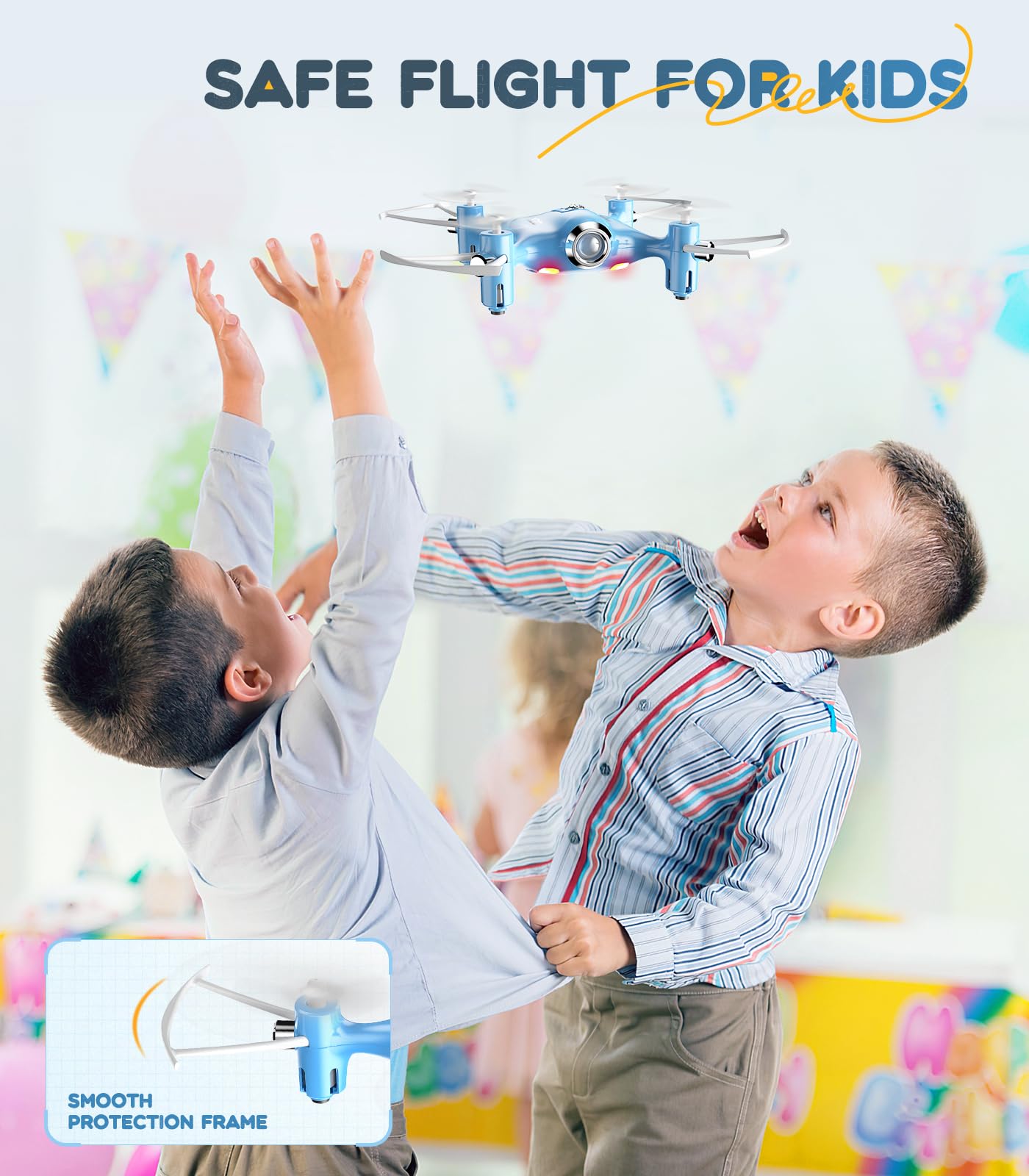 Foto 7 pulgar | Cuadricóptero Rc Drone Syma Easy Pocket Con Control De Altitud Para Niños - Venta Internacional.