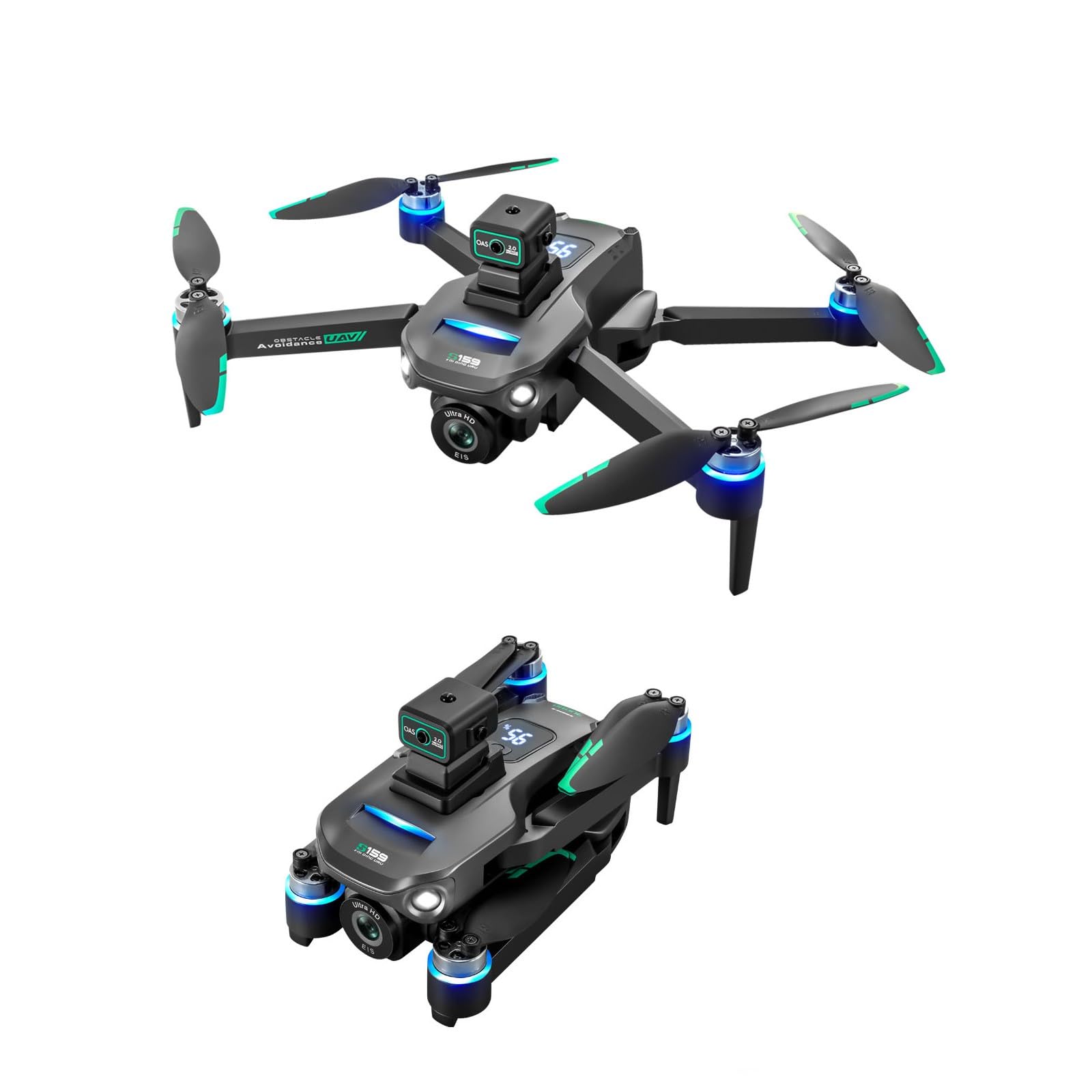 Foto 3 pulgar | Dron Con Cámara, Pantalla Gps, Control Remoto, Plegable - Venta Internacional.
