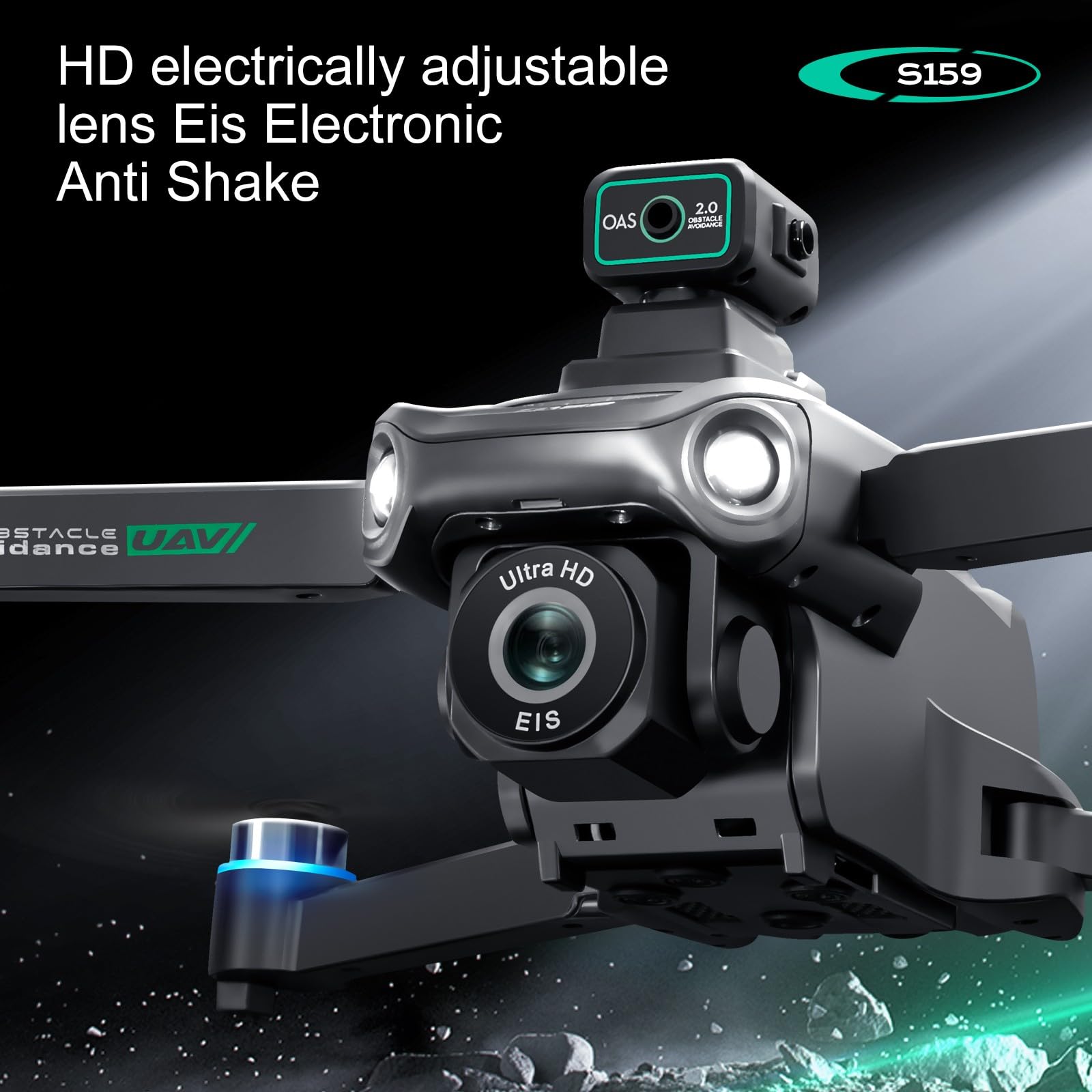 Foto 4 pulgar | Dron Con Cámara, Pantalla Gps, Control Remoto, Plegable - Venta Internacional.