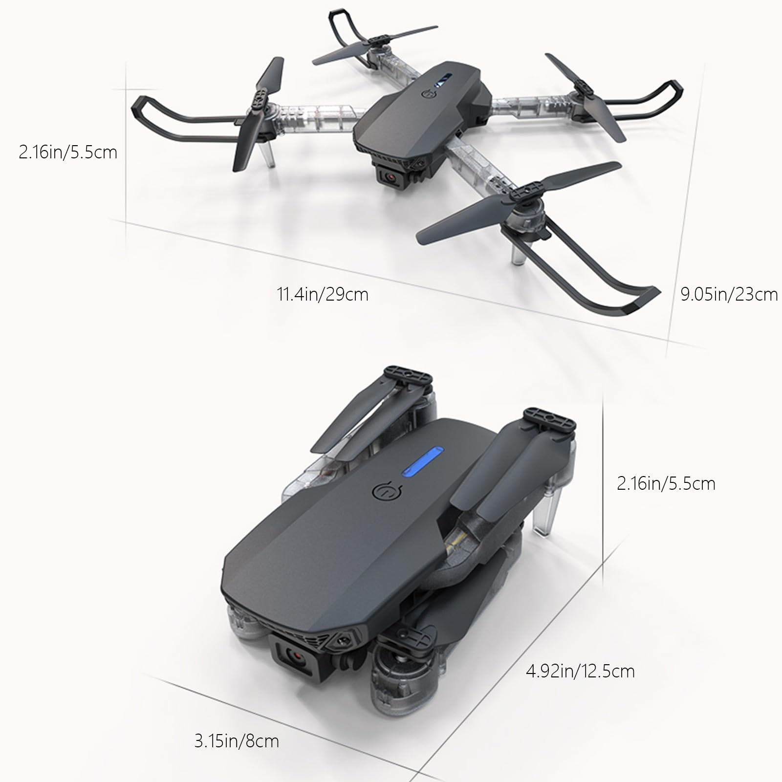 Foto 7 pulgar | Dron Con Cámara 1080p, Wifi Fpv, 3 Modos De Vuelo Para Adultos - Venta Internacional.