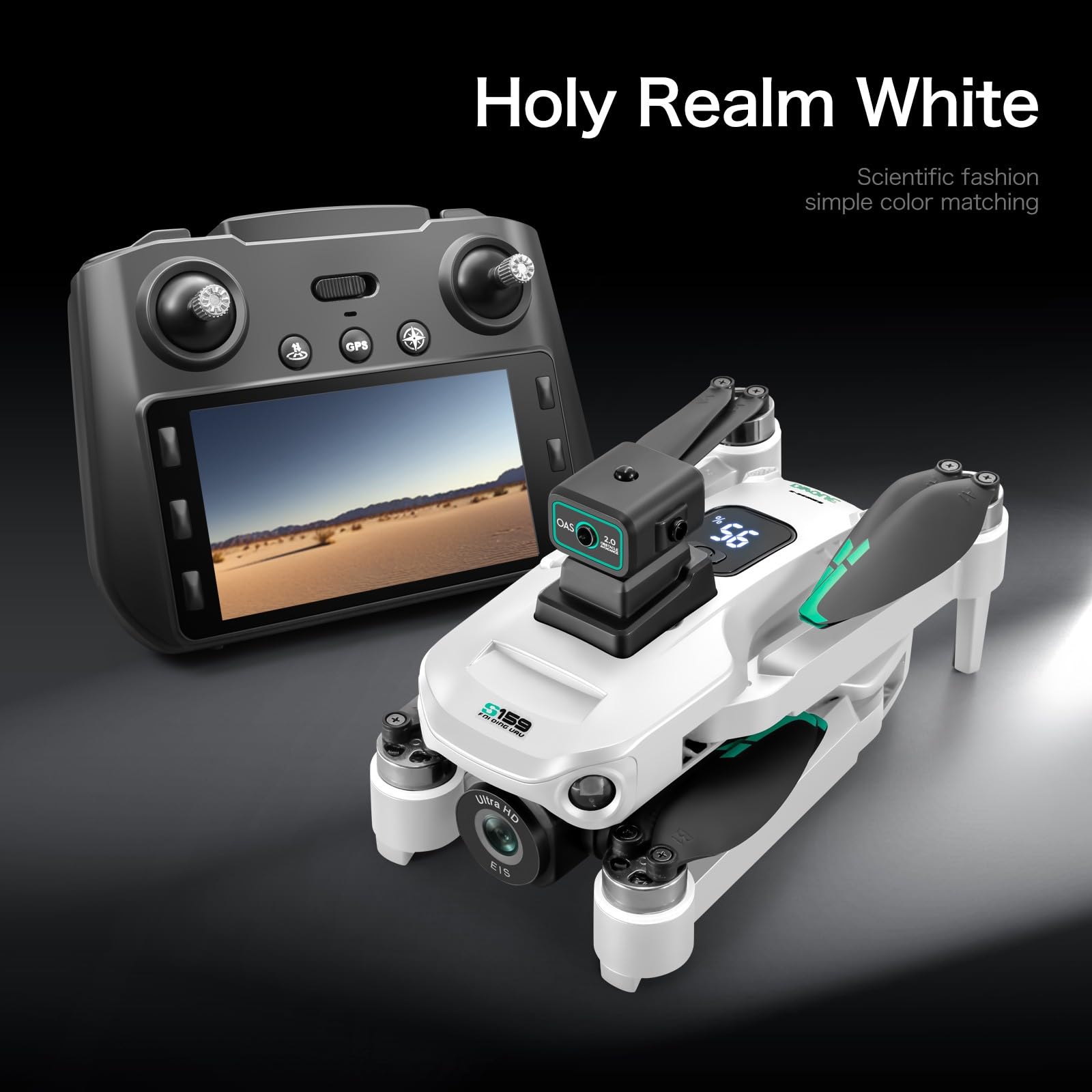 Foto 3 pulgar | Dron Con Cámara, Pantalla Gps, Control Remoto, Plegable - Venta Internacional.