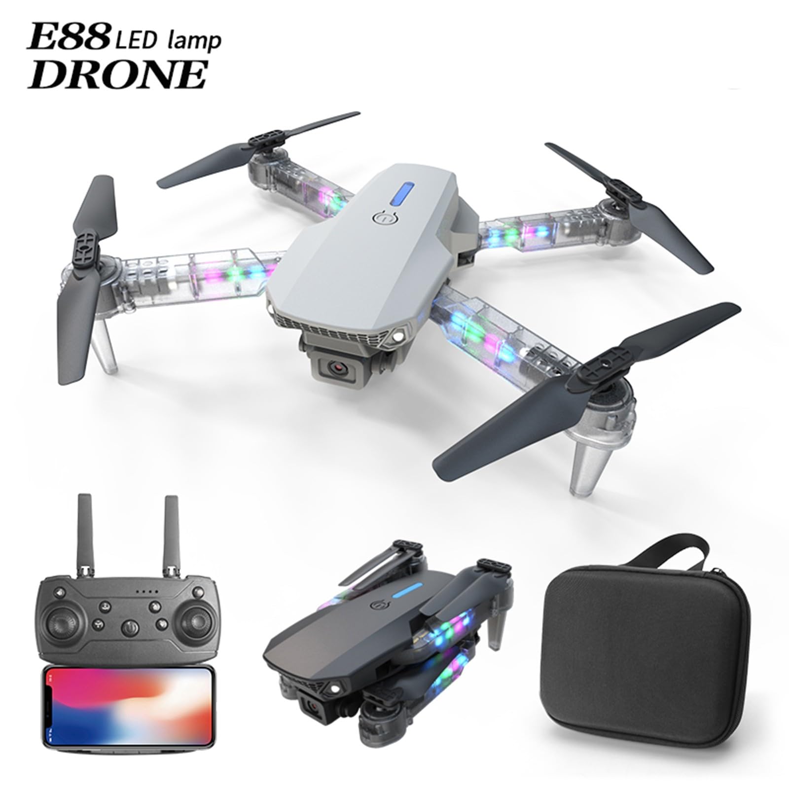 Foto 7 pulgar | Dron Con Cámara 1080p, Wifi Fpv, 3 Modos De Vuelo Para Adultos - Venta Internacional.