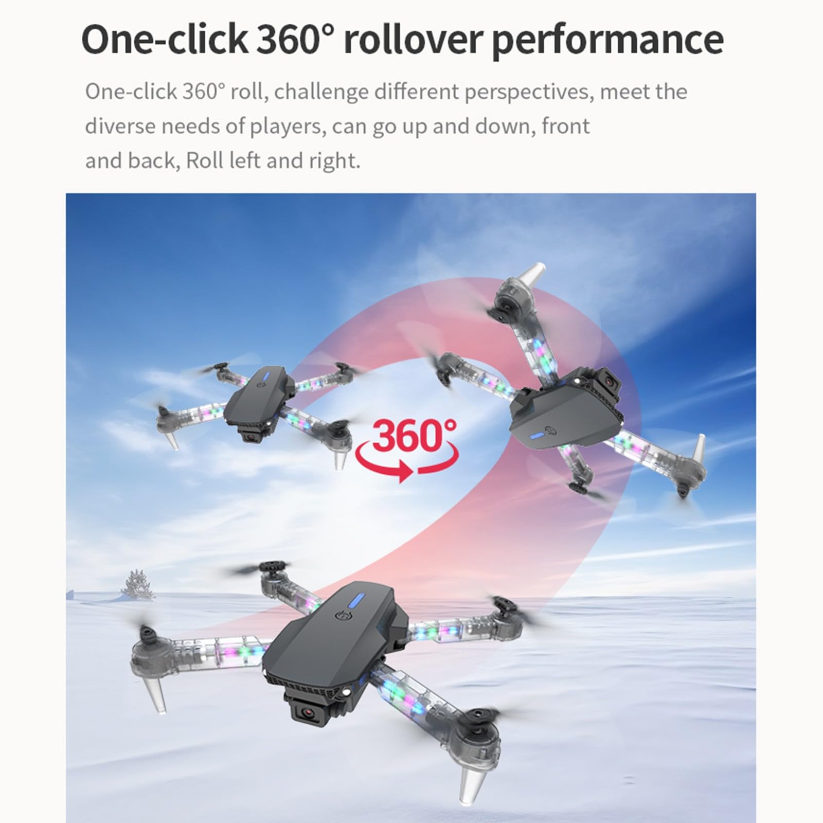 Foto 8 pulgar | Dron Con Cámara 1080p, Wifi Fpv, 3 Modos De Vuelo Para Adultos - Venta Internacional.