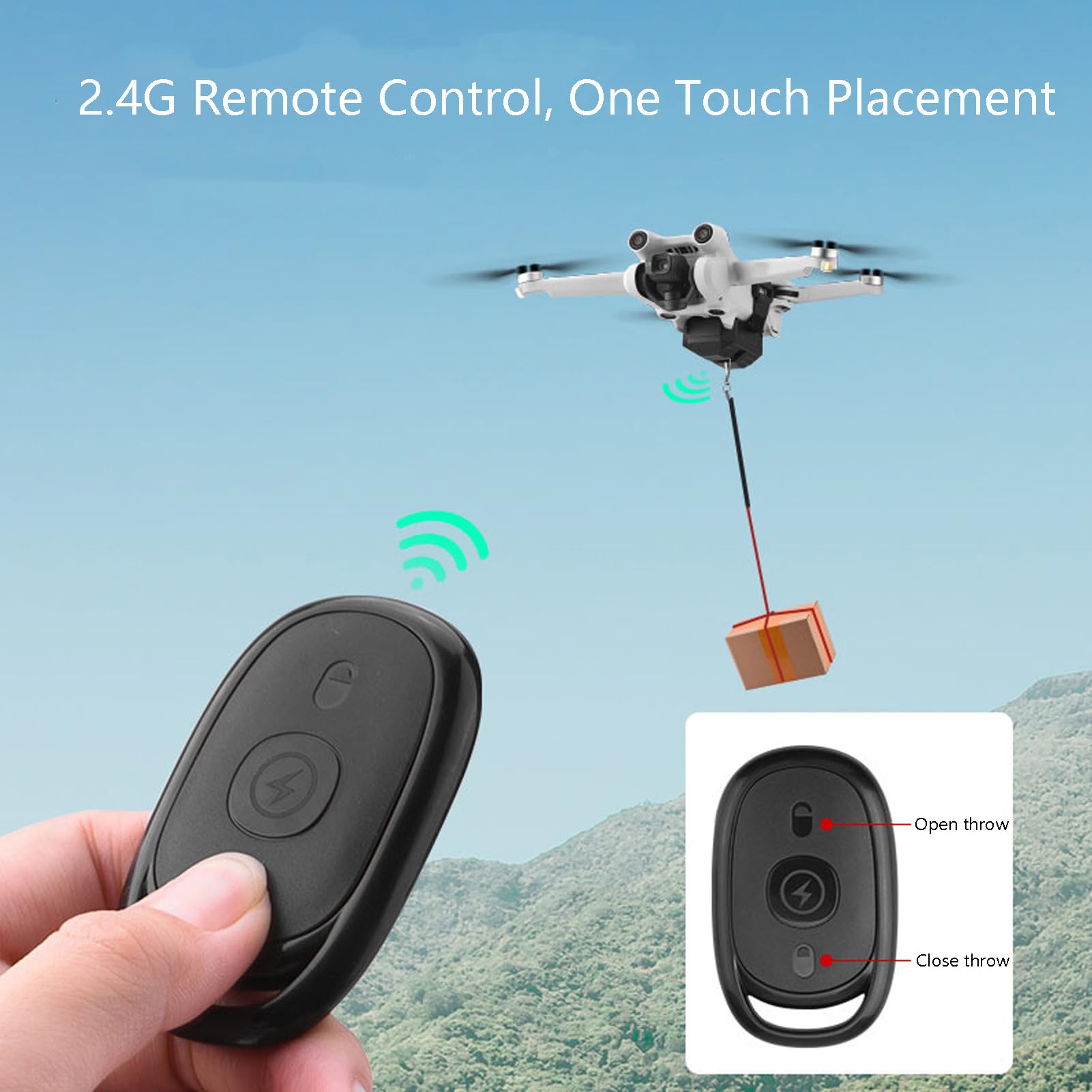 Foto 2 | Sistema Airdrop Compatible Con El Dron Dji Mini 4 Pro/mini 3/mini 3 Pro/mini 2/mini Se - Venta Internacional.