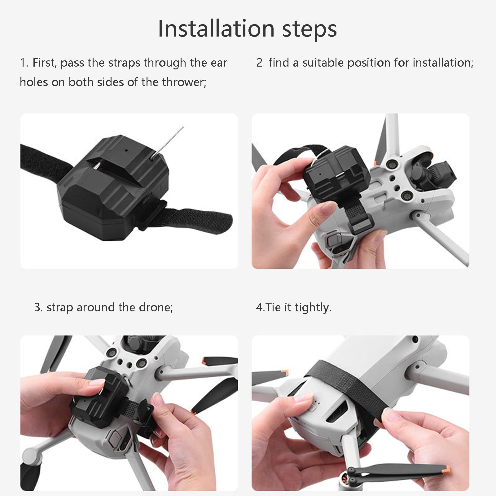 Foto 6 | Sistema Airdrop Compatible Con El Dron Dji Mini 4 Pro/mini 3/mini 3 Pro/mini 2/mini Se - Venta Internacional.