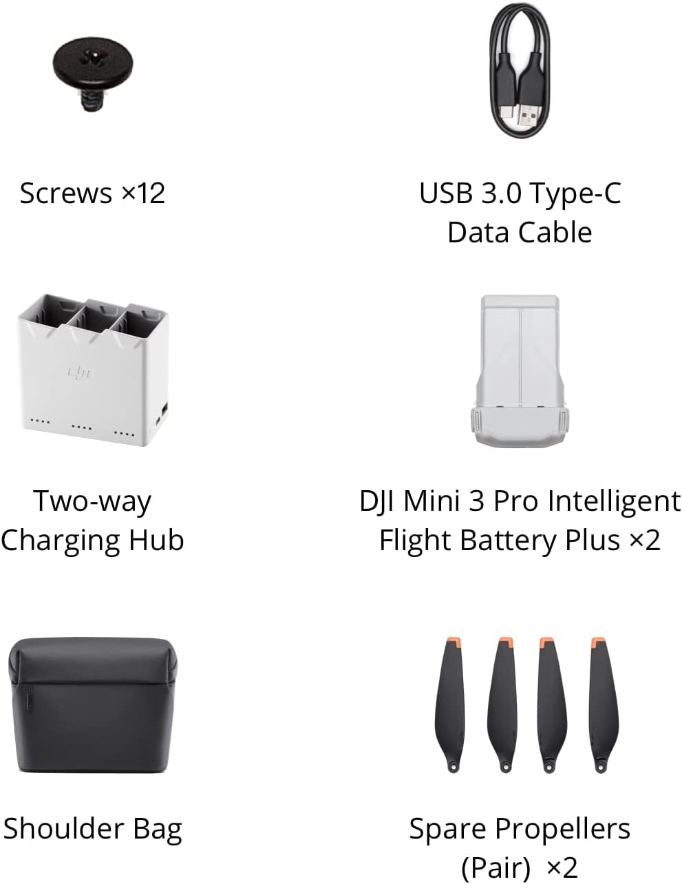 Foto 3 pulgar | Kit Fly More Para Dji Mini 3 Pro Con 2 Baterías Y Bolsa - Venta Internacional.