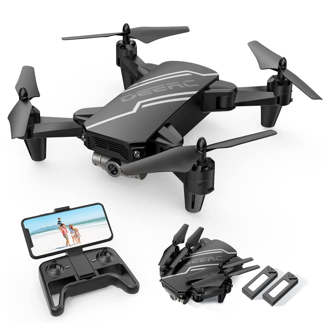 Foto 2 pulgar | Drone Deerc D20 Mini Para Niños Con Cámara 720p Hd Fpv Y 2 Baterías - Venta Internacional.