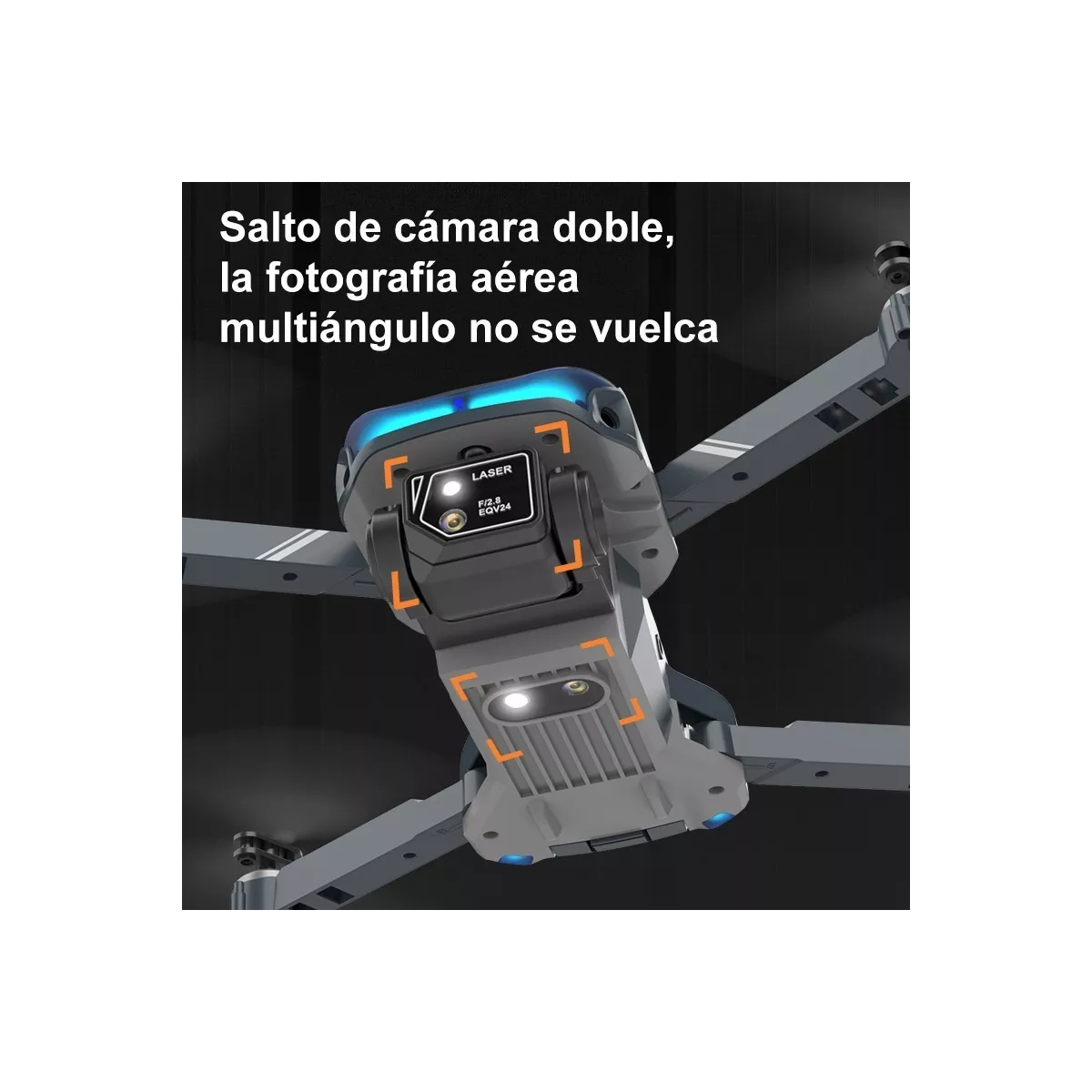 Foto 5 pulgar | Dron Cuadricóptero A Control Remoto C/cámara 4k Hd Eo Safe Imports Esi-5415-1 Negro
