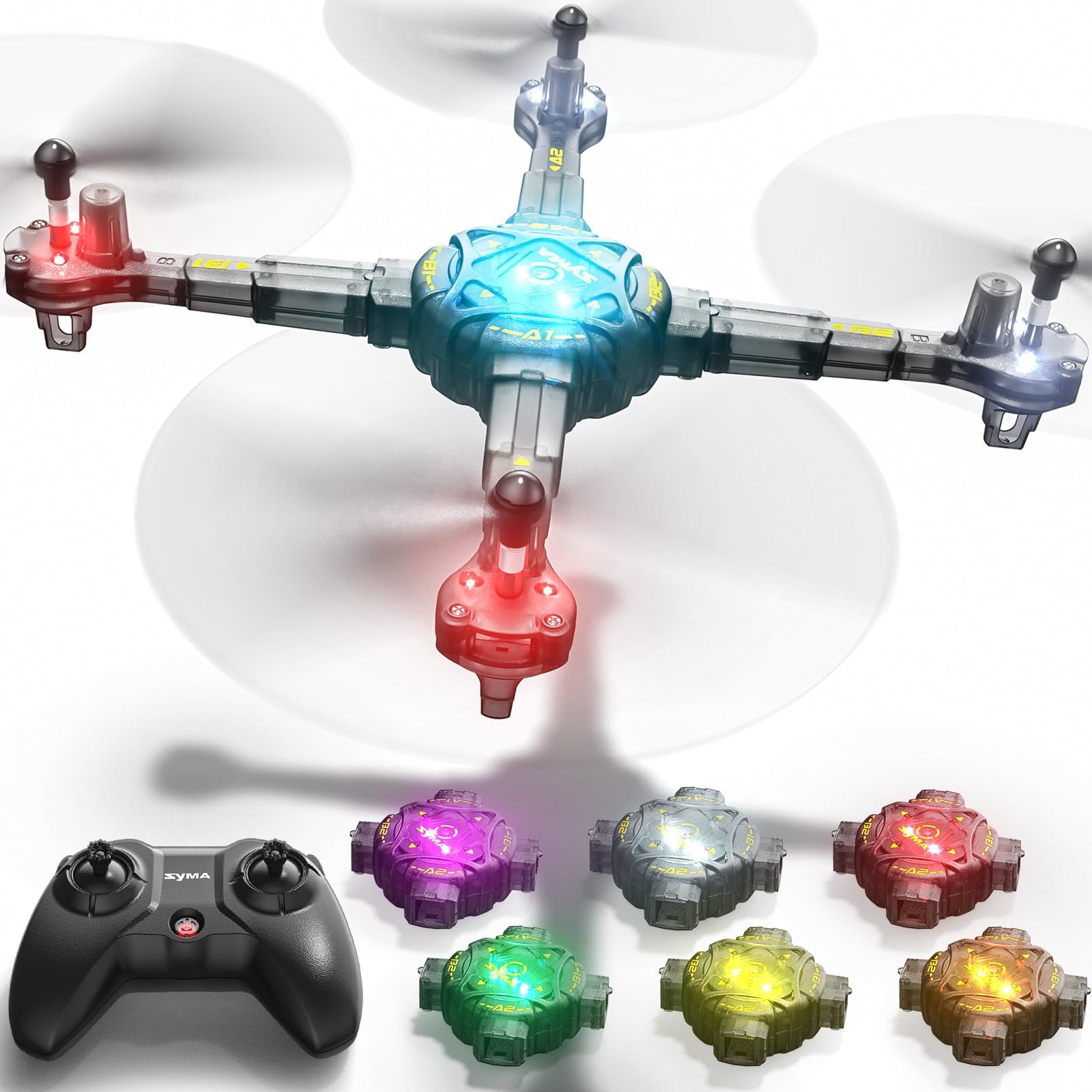 Foto 2 pulgar | Helicóptero Rc Drone Syma X440 Para Niños Con 16 Acrobacias Y 2 Baterías - Venta Internacional.
