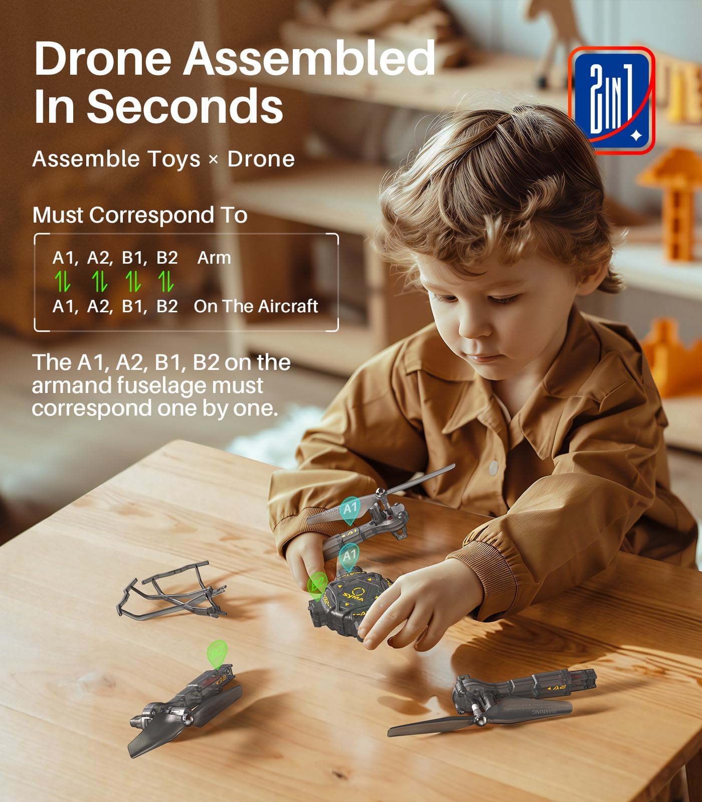 Foto 4 | Helicóptero Rc Drone Syma X440 Para Niños Con 16 Acrobacias Y 2 Baterías - Venta Internacional.