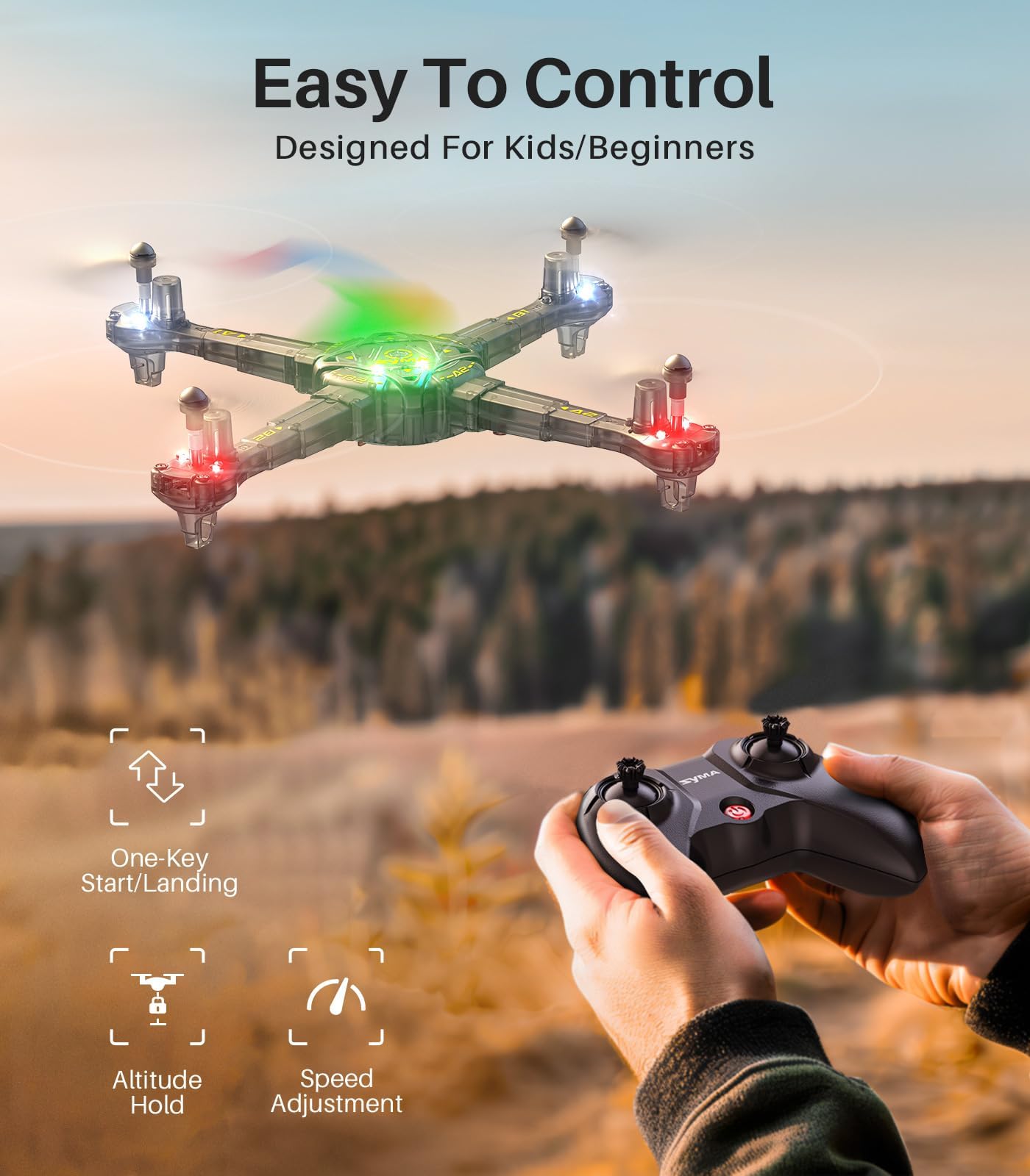 Foto 6 pulgar | Helicóptero Rc Drone Syma X440 Para Niños Con 16 Acrobacias Y 2 Baterías - Venta Internacional.