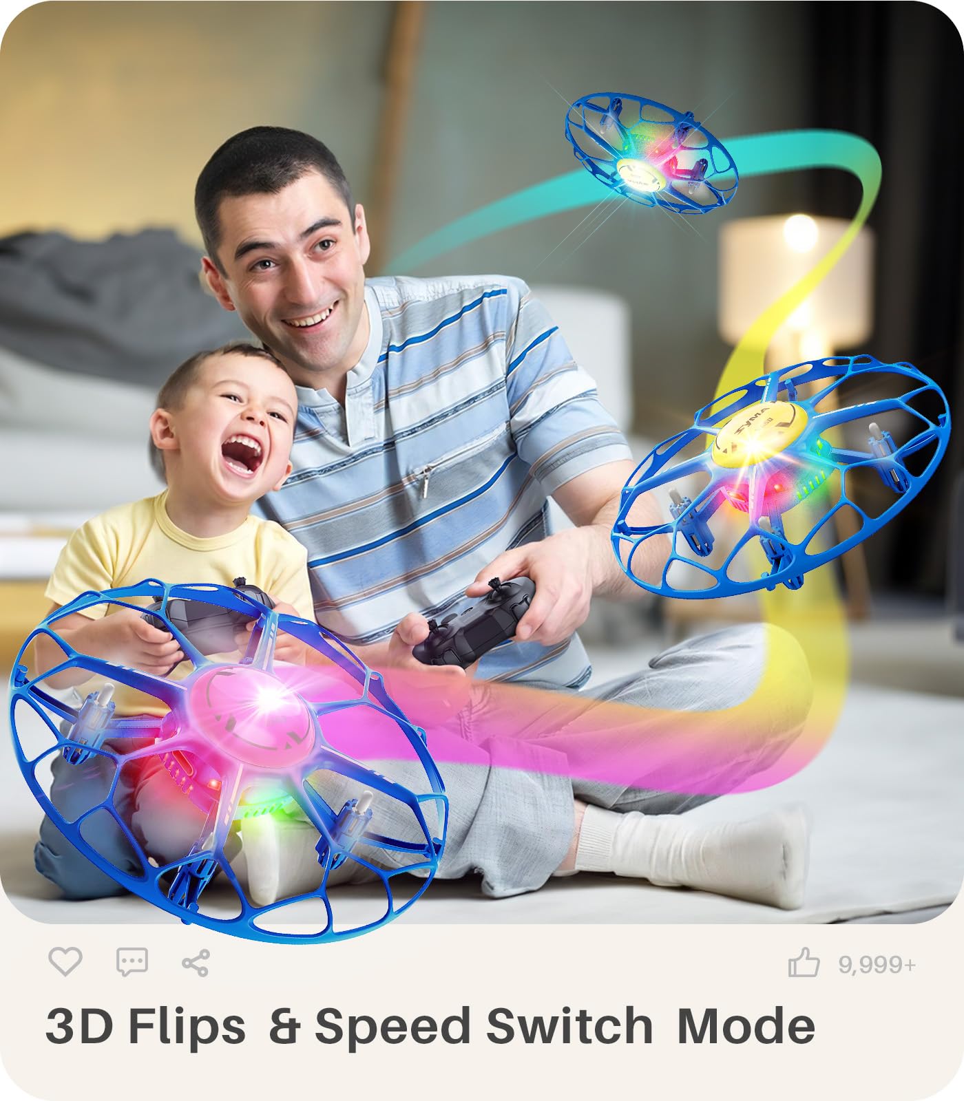 Foto 5 pulgar | Drone Syma X660 Para Niños Con Modos De Luz Led De 7 Colores, Modo Sin Cabeza - Venta Internacional.