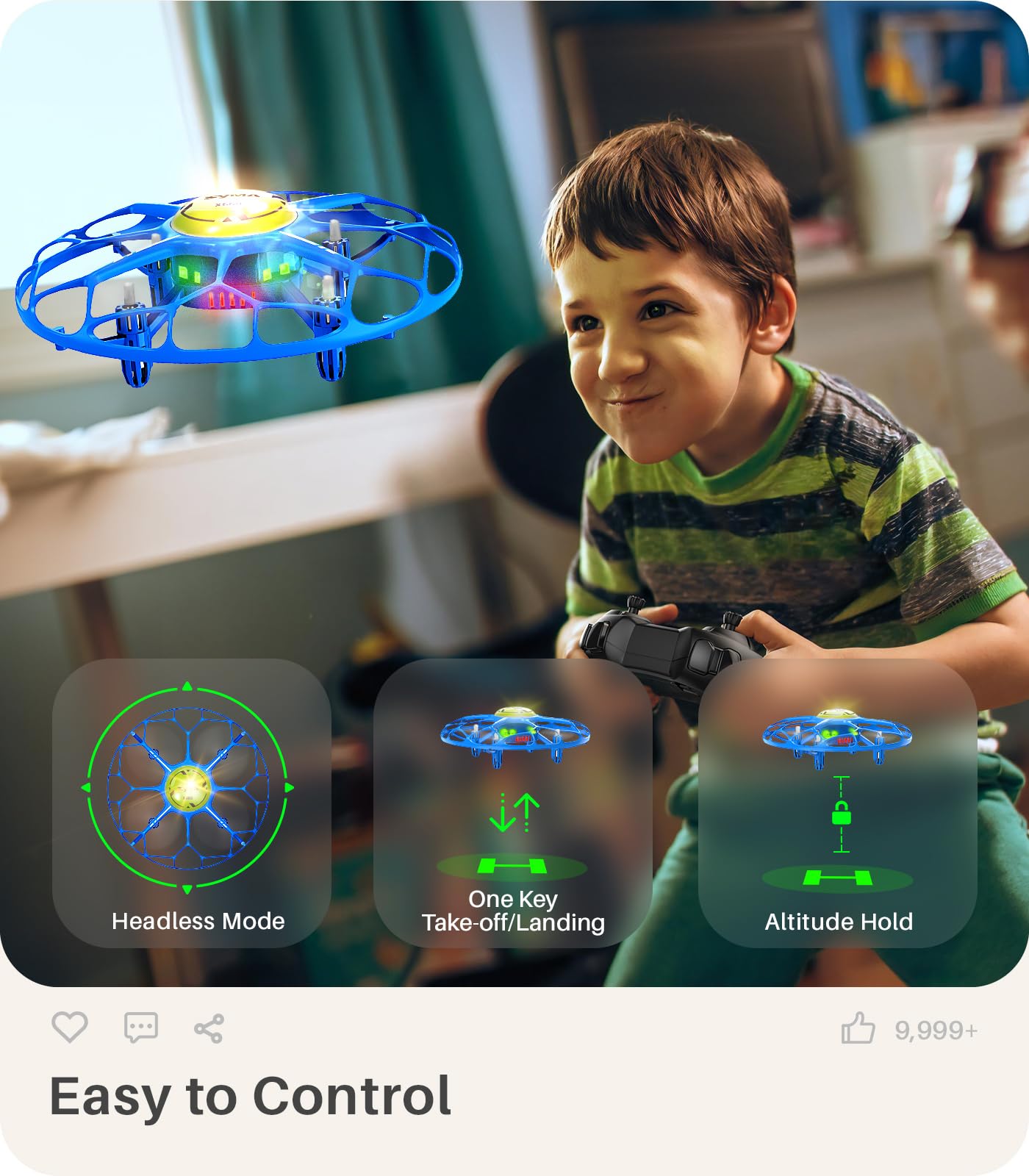 Foto 7 pulgar | Drone Syma X660 Para Niños Con Modos De Luz Led De 7 Colores, Modo Sin Cabeza - Venta Internacional.
