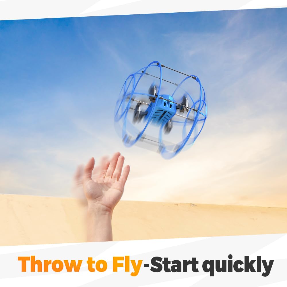 Foto 3 pulgar | Dron De Control Remoto Bezgar Hq053 Para Niños De 4 A 12 Años, Azul - Venta Internacional.