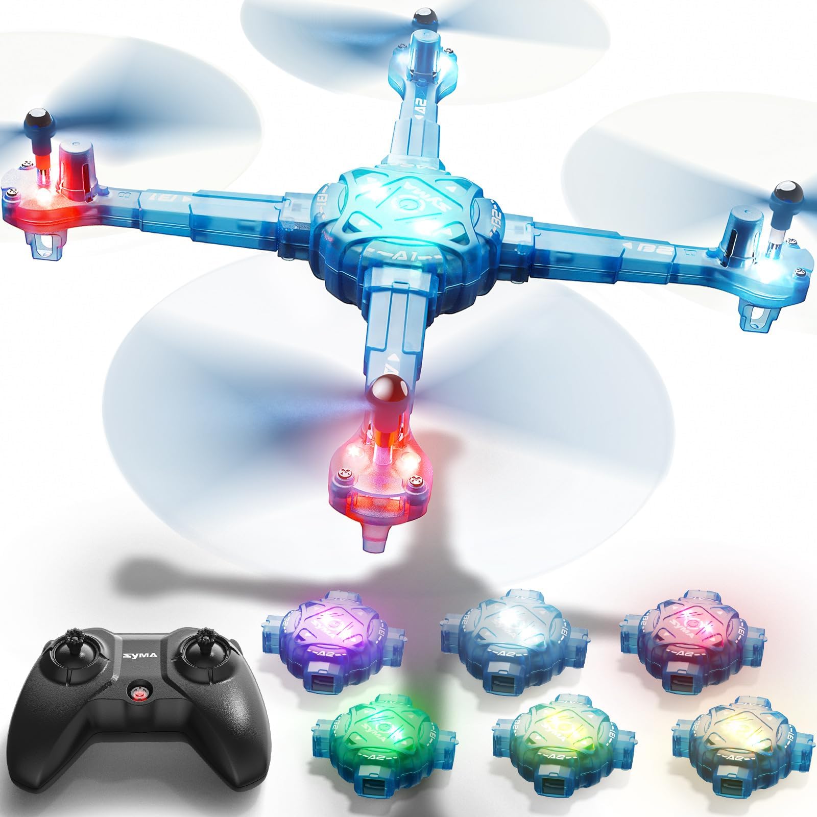 Drone Syma Mini Para Niños De 8 A 12 Años Altitude Hold, Luz De 7 Colores - Venta Internacional.