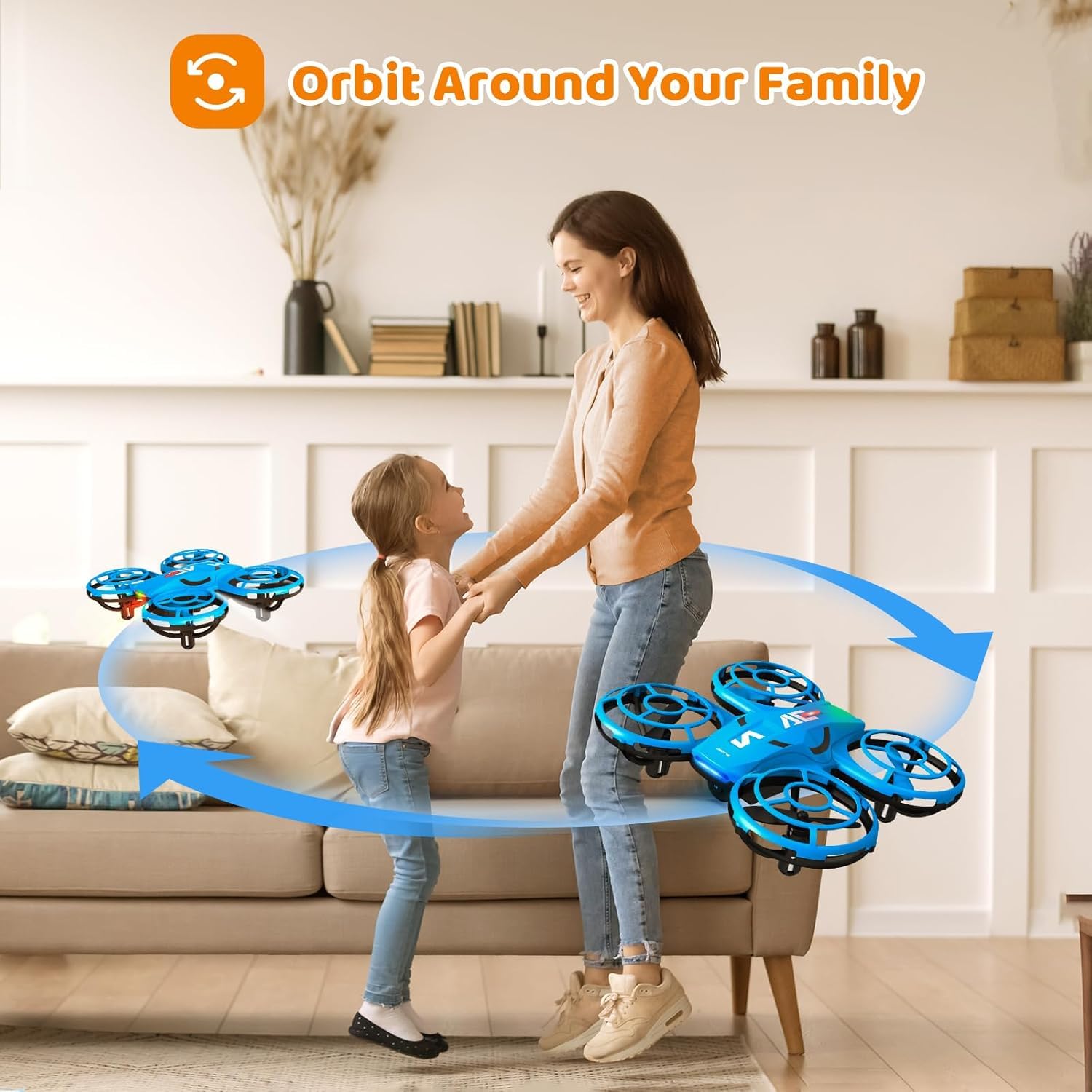 Foto 5 pulgar | Drone Attop W12 Con Cámara 1080p Hd Fpv Para Niños De 8 A 12 Años - Venta Internacional.