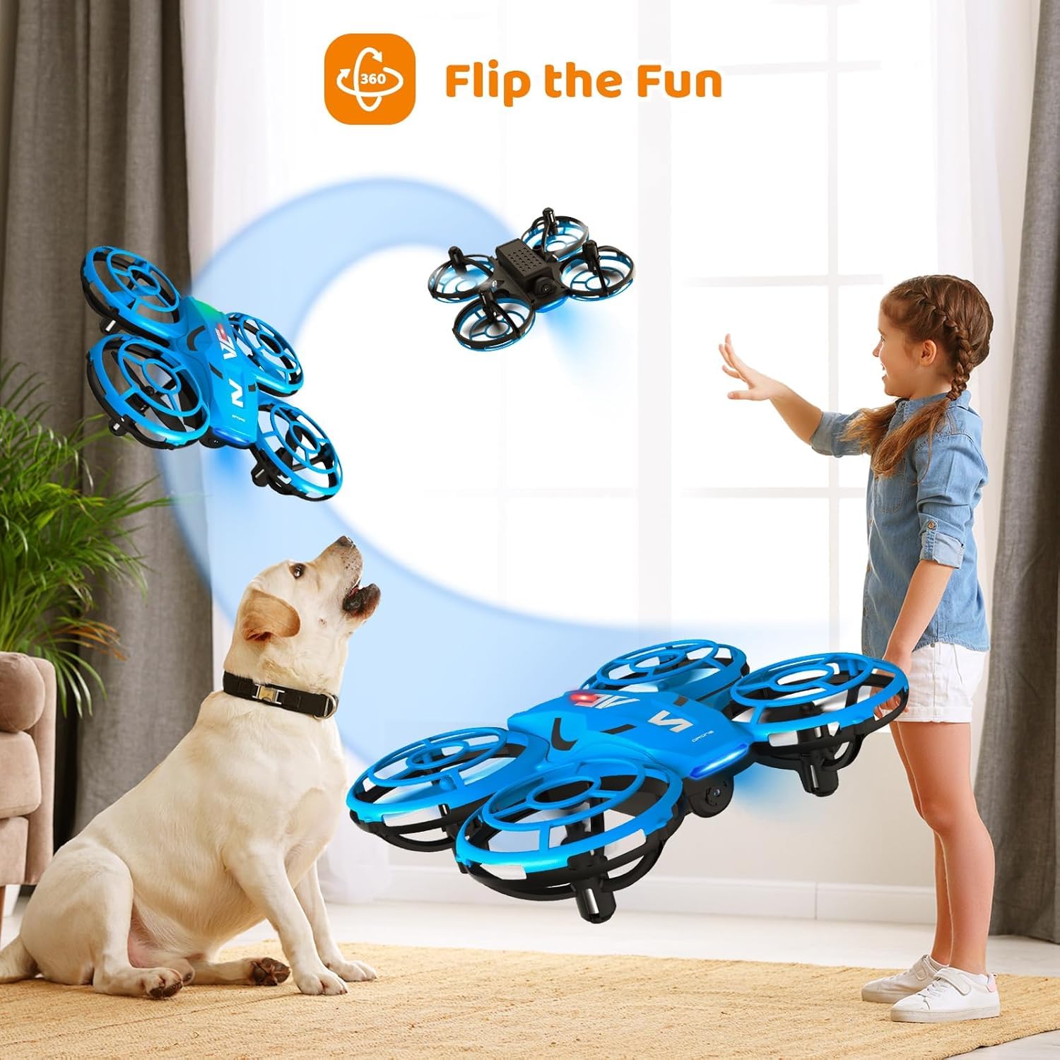 Foto 6 pulgar | Drone Attop W12 Con Cámara 1080p Hd Fpv Para Niños De 8 A 12 Años - Venta Internacional.