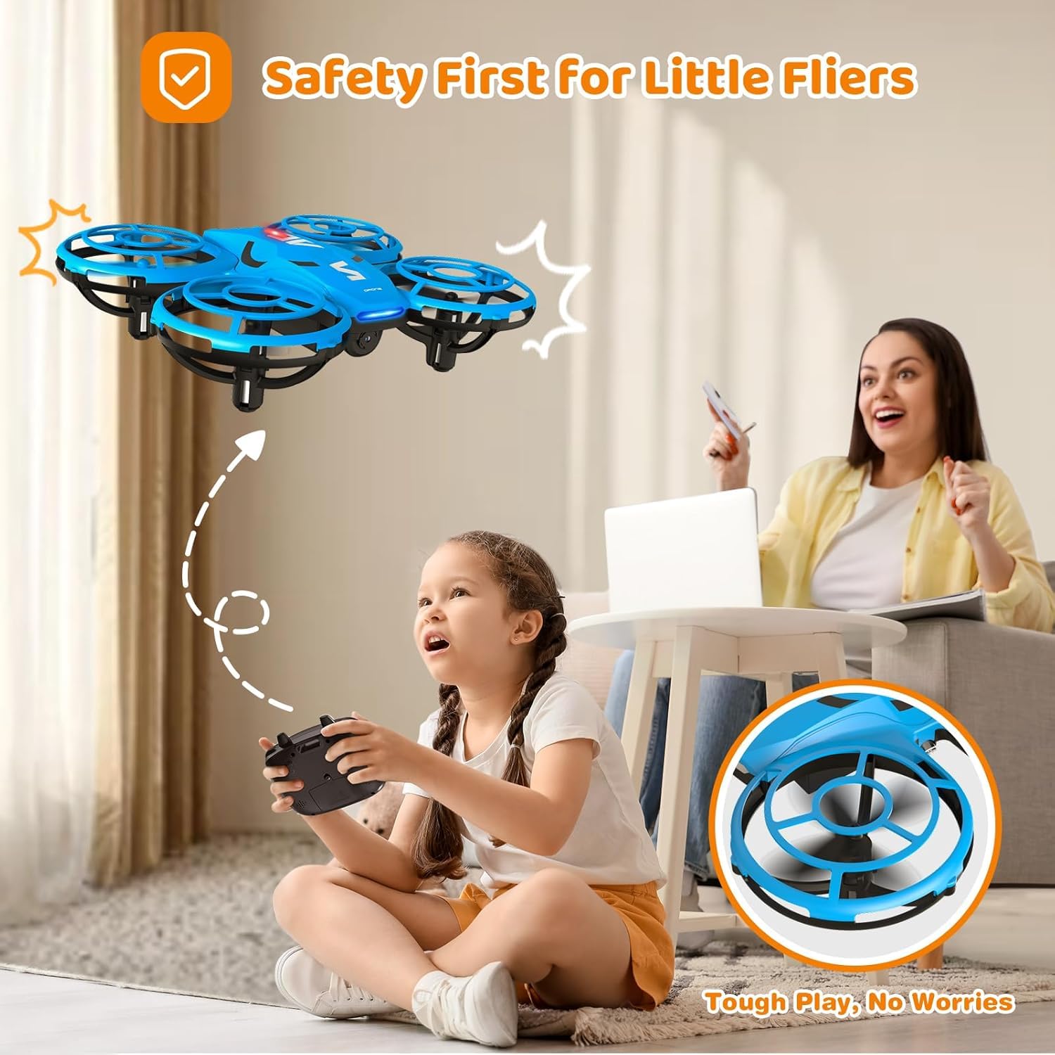 Foto 7 | Drone Attop W12 Con Cámara 1080p Hd Fpv Para Niños De 8 A 12 Años - Venta Internacional.