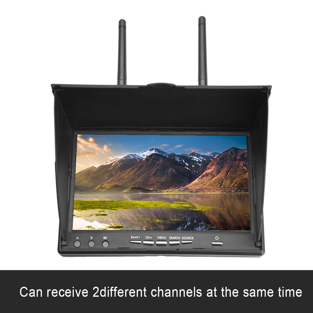 Foto 4 pulgar | Monitor Fpv Zerone Lcd De 7 Pulgadas, 800 X 480, 5,8 Ghz, 40 Canales, Para Dron Fpv - Venta Internacional.