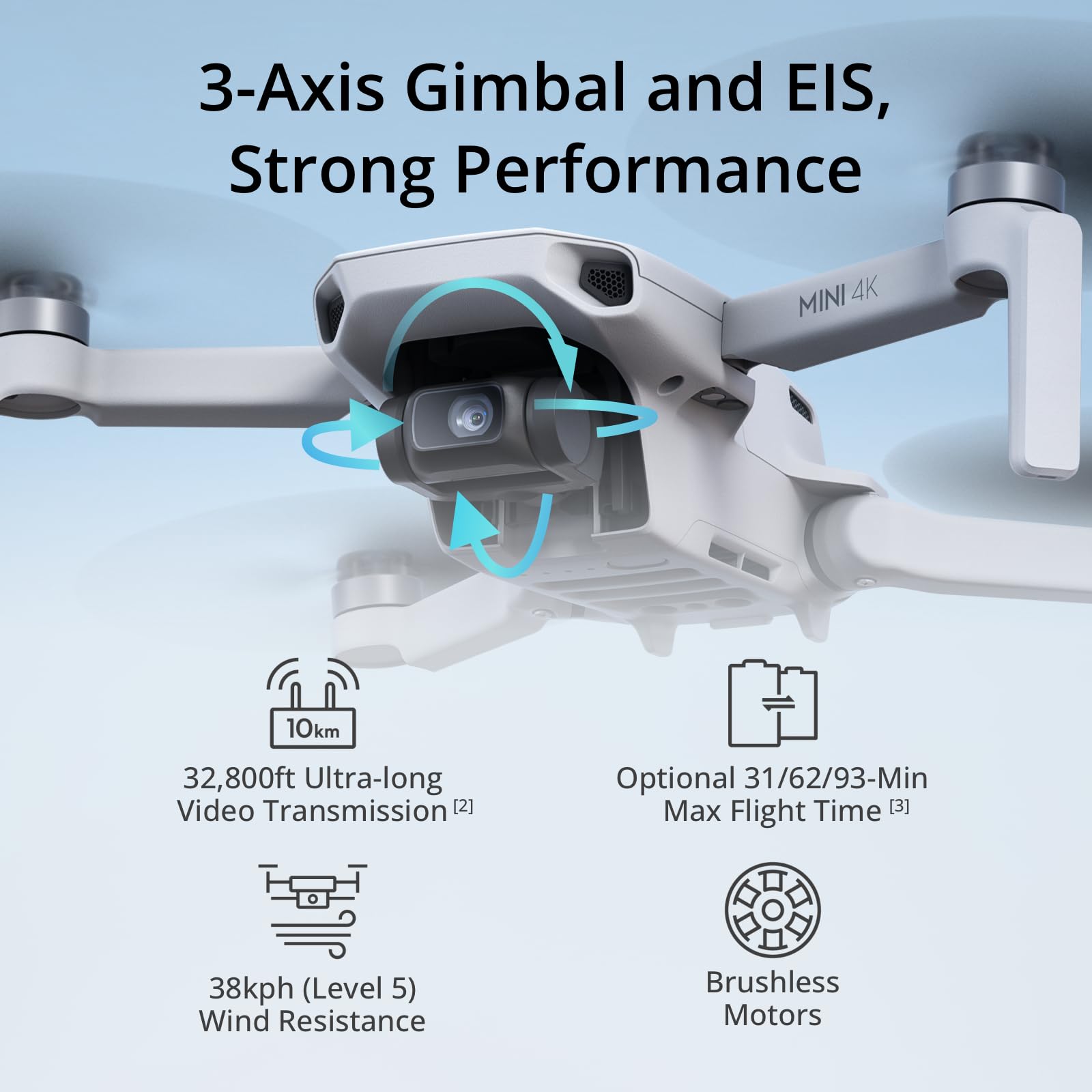 Foto 4 pulgar | Drone Dji Mini 4k Fly More Combo Con 3 Baterías Y Bolsa - Venta Internacional.
