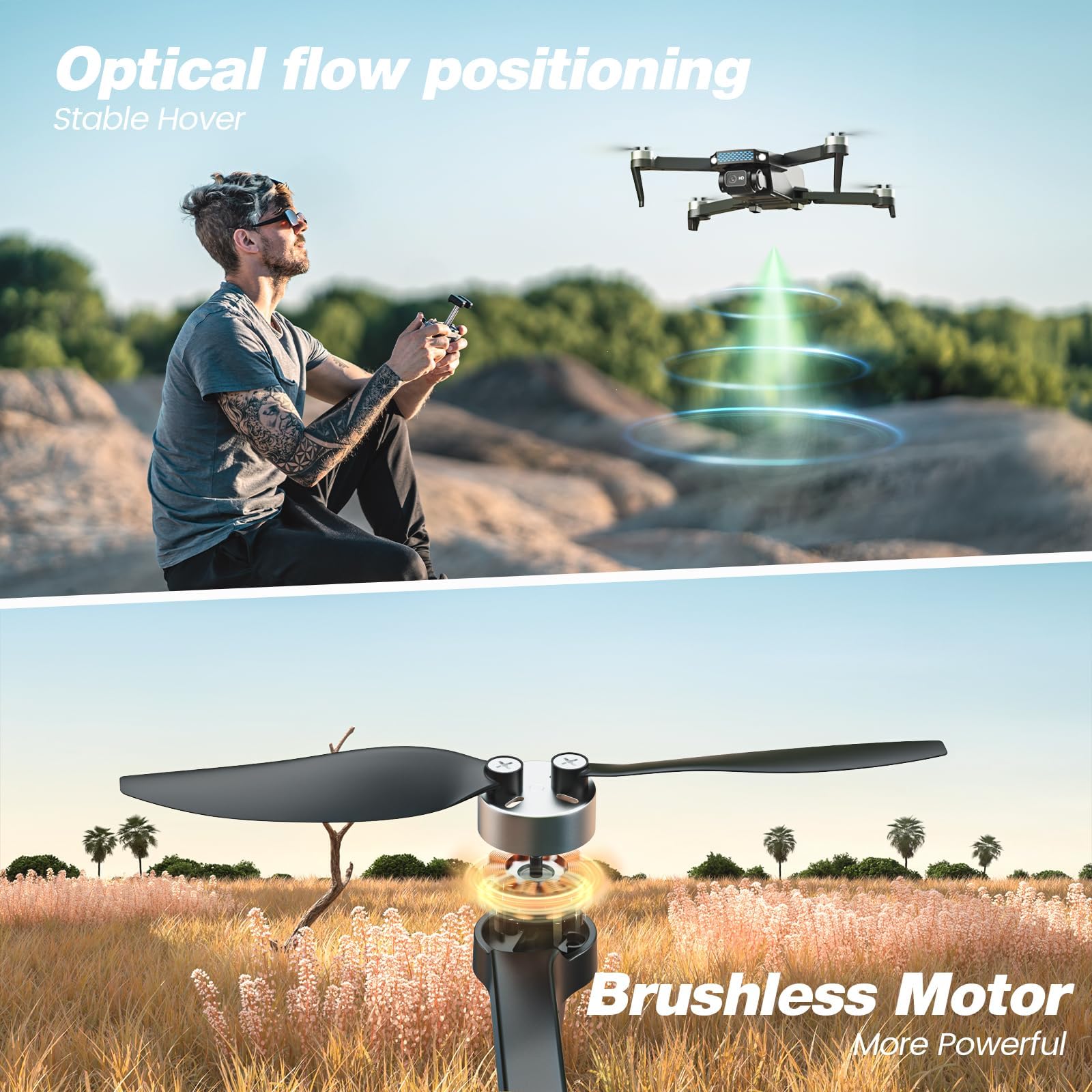 Foto 6 pulgar | Drone Deerc D20s Con Cámara 1080p  Fpv  Motor Sin Escobillas - Venta Internacional.