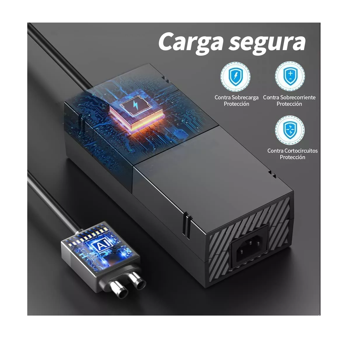 Foto 5 pulgar | Fuente De Alimentación Para Xbox Voltaje De 100-240v Negro