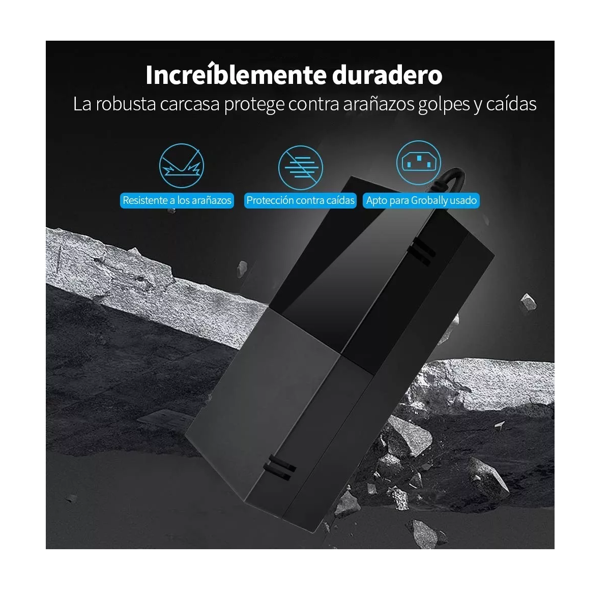 Foto 6 pulgar | Fuente De Alimentación Para Xbox Voltaje De 100-240v Negro
