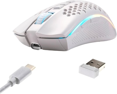 Foto 5 | Redragon Mouse Gamer Storm Pro M808w-ks Blanco Wireless