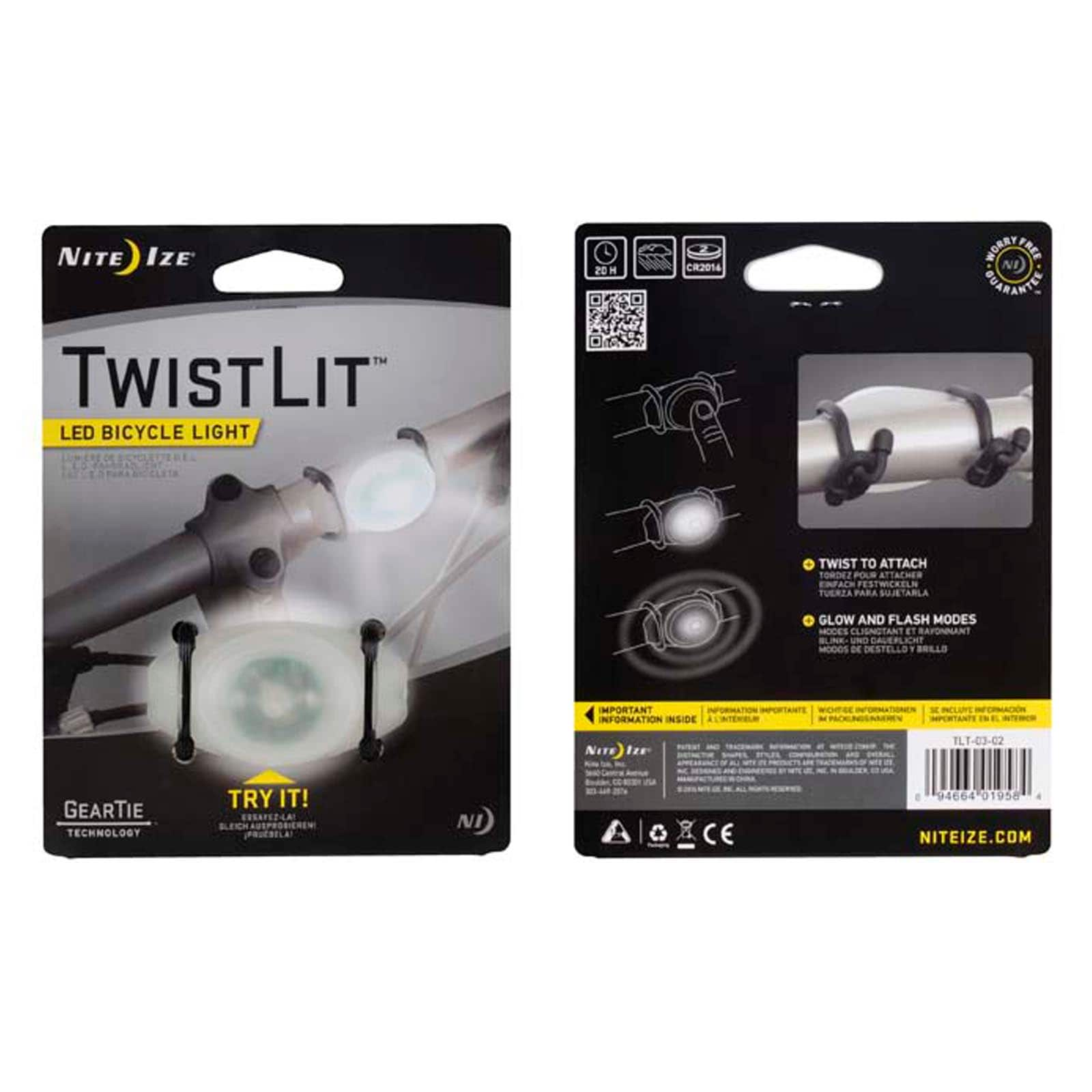 Luz Led Trasera para Bicicleta Nite Ize color Blanco $399