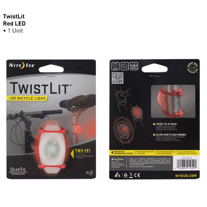 Foto 3 pulgar | Luz Led Nite Ize TLT-03-10 color Rojo para Bicicleta