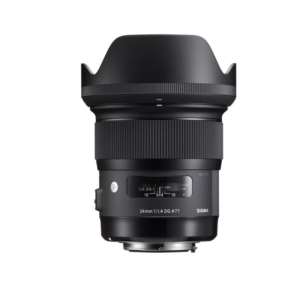 Lente Sigma 24mm F1.4 Dg Hsm Art para Canon Ef color Negro $24,999