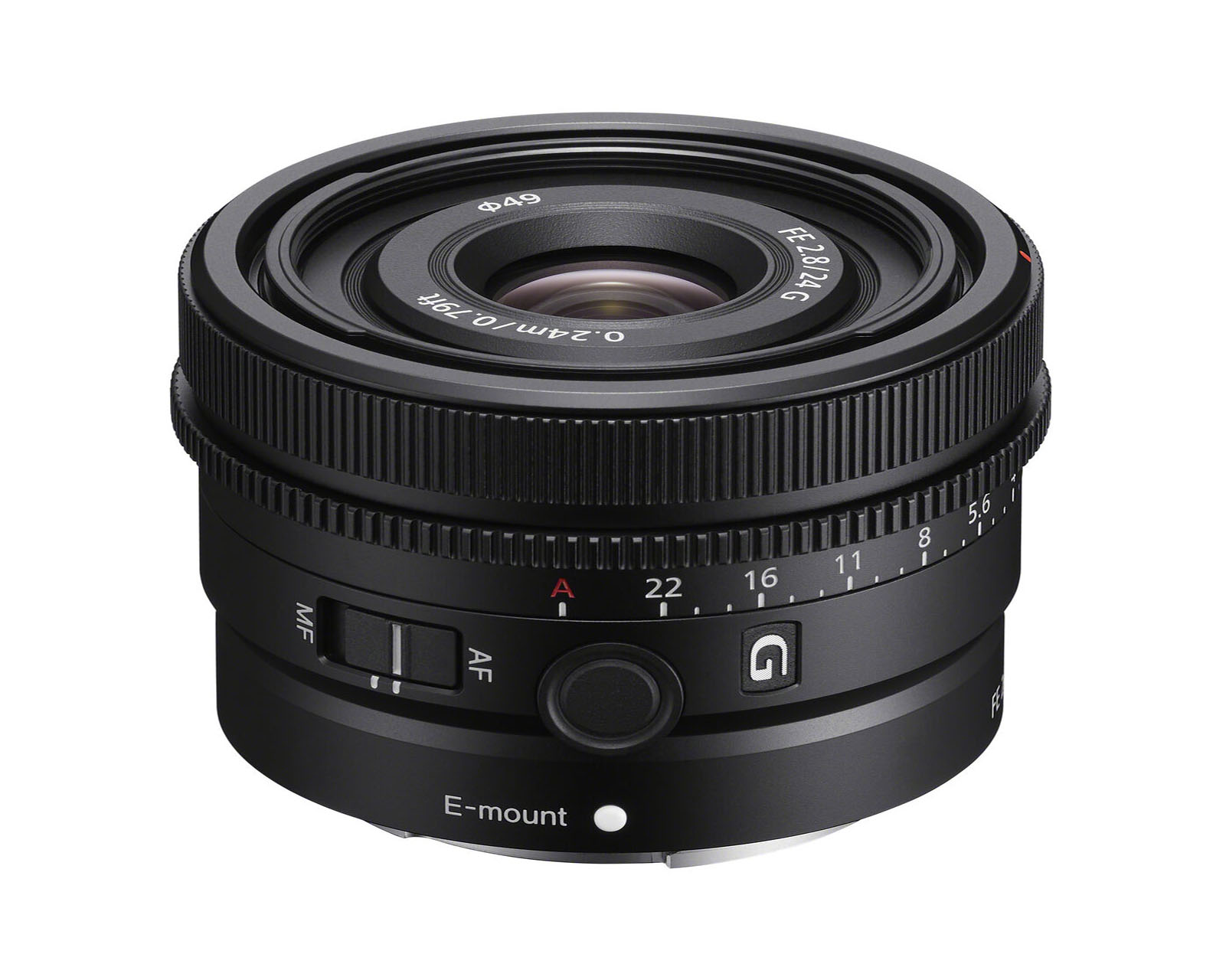 Lente Fe 24mm F/2.8 G Sony Sel24f28g color Negro