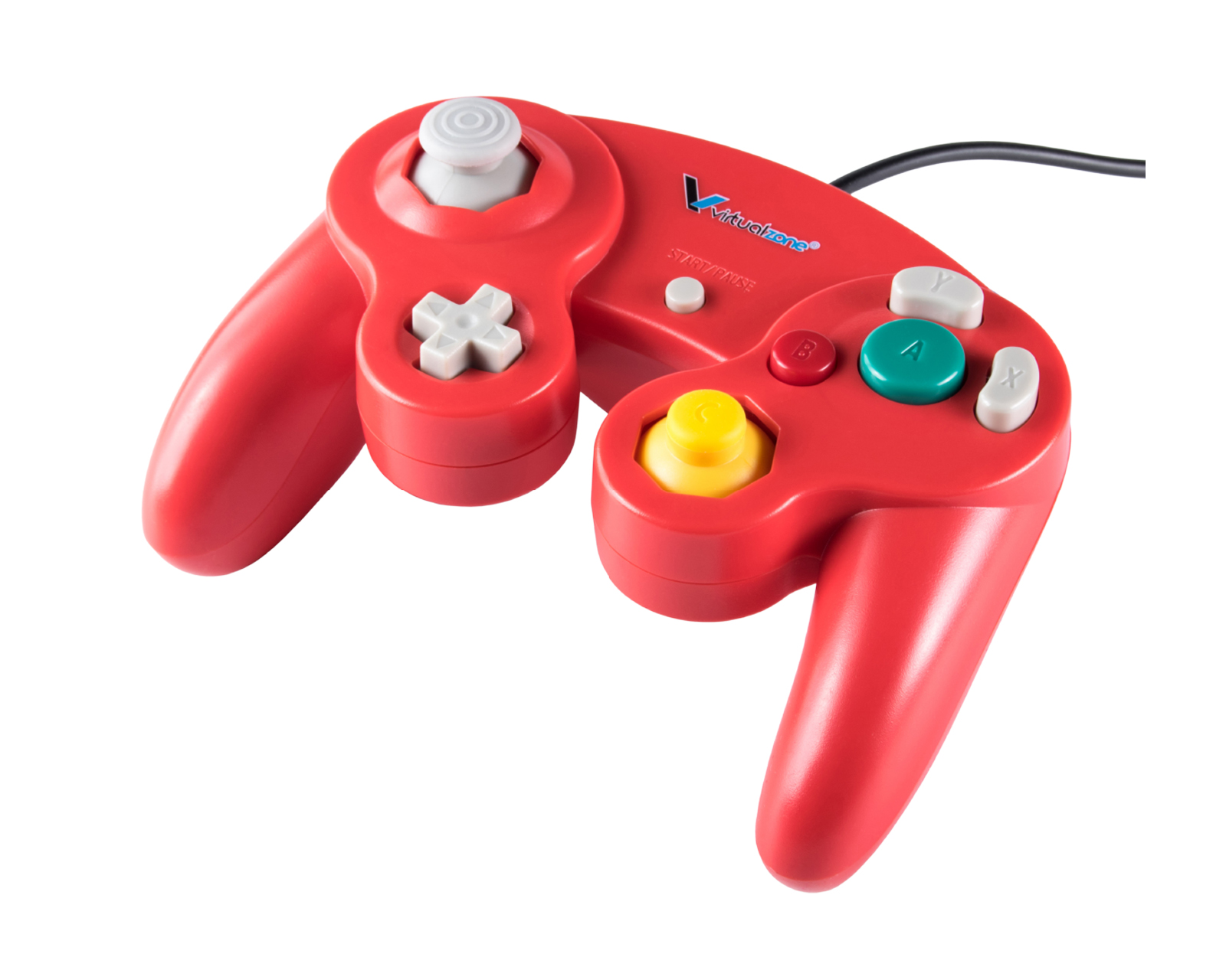 Control Alámbrico Compatible Con Nintendo Gamecube color Rojo