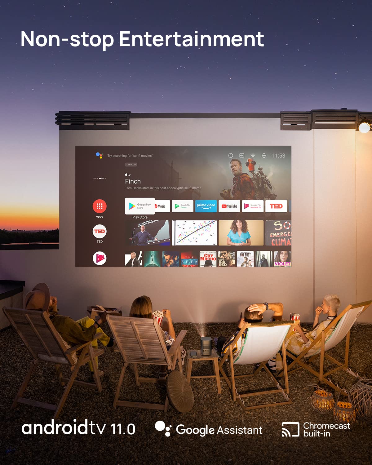 Foto 8 pulgar | Proyector Portátil Xgimi Mogo 2 Pro 1080p 400lm Android Tv 11 - Venta Internacional.