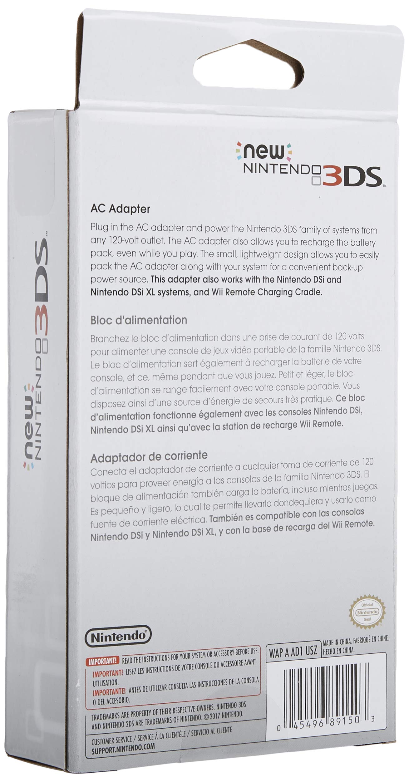 Foto 3 pulgar | Adaptador Ac Nintendo 3ds - Venta Internacional.
