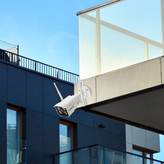 Foto 7 | Cámara de Seguridad Redlemon 77631 Blanco con WiFi HD para Monitoreo en Tiempo Real Resiste Agua y Visión Nocturna