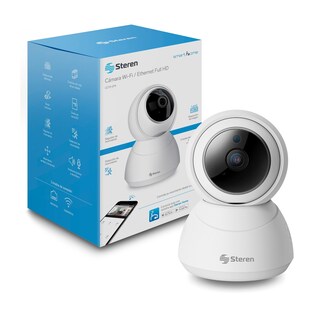 Foto 2 | Cámara de Seguridad Steren Cctv-219 Wi-fi/Ethernet Full HD Robotizada con Seguidor de Movimiento