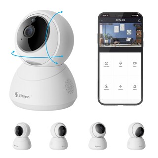 Foto 3 | Cámara de Seguridad Steren Cctv-219 Wi-fi/Ethernet Full HD Robotizada con Seguidor de Movimiento