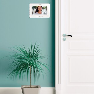 Foto 3 | Tv Portero con Pantalla a Color de 7" Steren Cctv-086 color Blanco