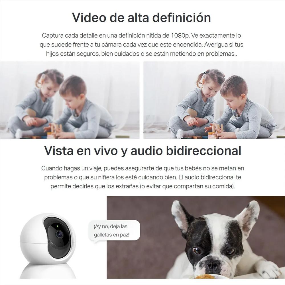 Foto 5 pulgar | Cámara de Video y Vigilancia Tp-link Full Hd 1080p Tapo C200 color Blanco