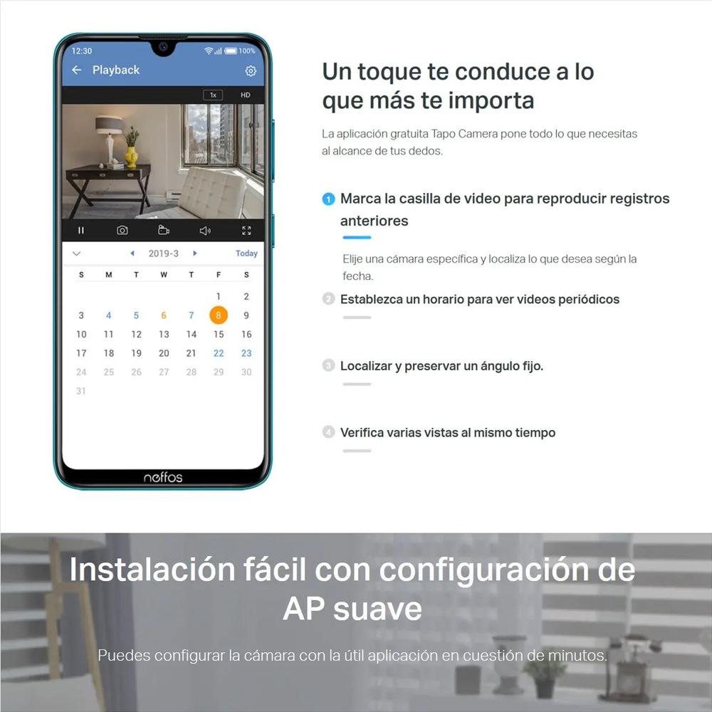 Foto 5 | Cámara de Video y Vigilancia Tp-link Full Hd 1080p Tapo C200 color Blanco