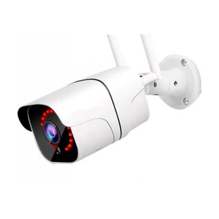 Foto 2 | Cámara Vigilancia Wifi Qian Yan Qci-62302 color Blanco Exterior más Memoria Micro Sd