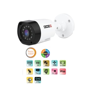 Foto 2 | Kit de Cámaras de Seguridad CCTV Provision 1080p Full HD 4 Cámaras y Accesorios Disco Duro 500 GB