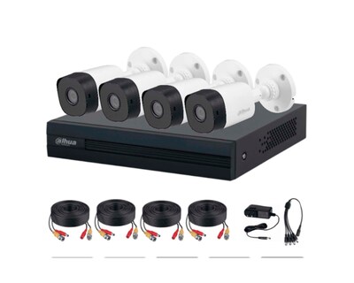Foto 1 | Kit de 4 Cámaas Dahua Kitxvr1b04-i+4b1a21 color Blanco