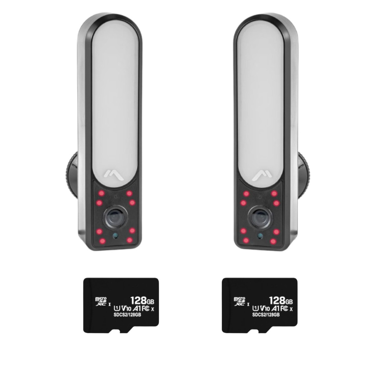 Foto 1 | Cámaras Seguridad Wifi Reflector 2 Piezas Mitzu con Memoria 128gb