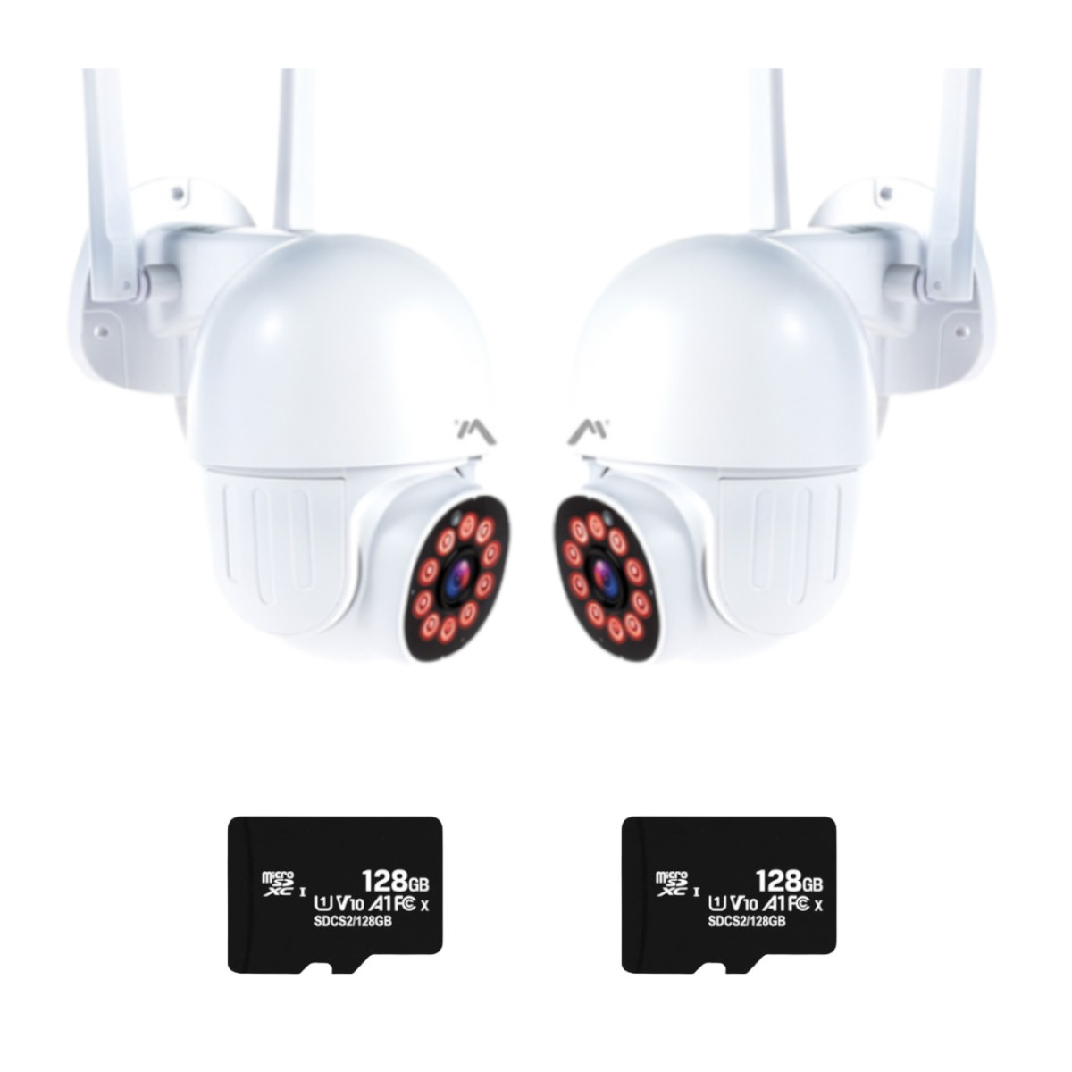 Foto 1 | Cámaras de Seguridad Mitzu Msc2020 con Wifi 2 Piezas