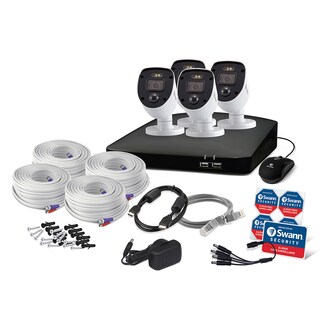 Foto 3 | Sistema De Seguridad 4 Camaras Dvr Swann Full Hd 1800p